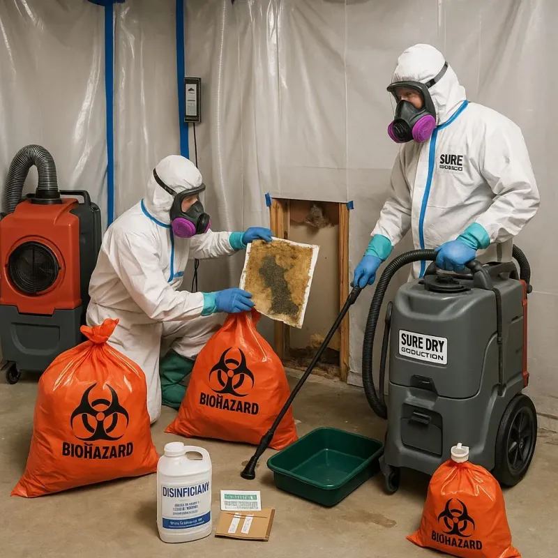 Contaminated Water Handling Protocols process in Moca, PR